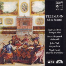 泰勒曼：雙簧管奏鳴曲集　Telemann：Oboe Sonatas (Paul Goodwin, oboe)